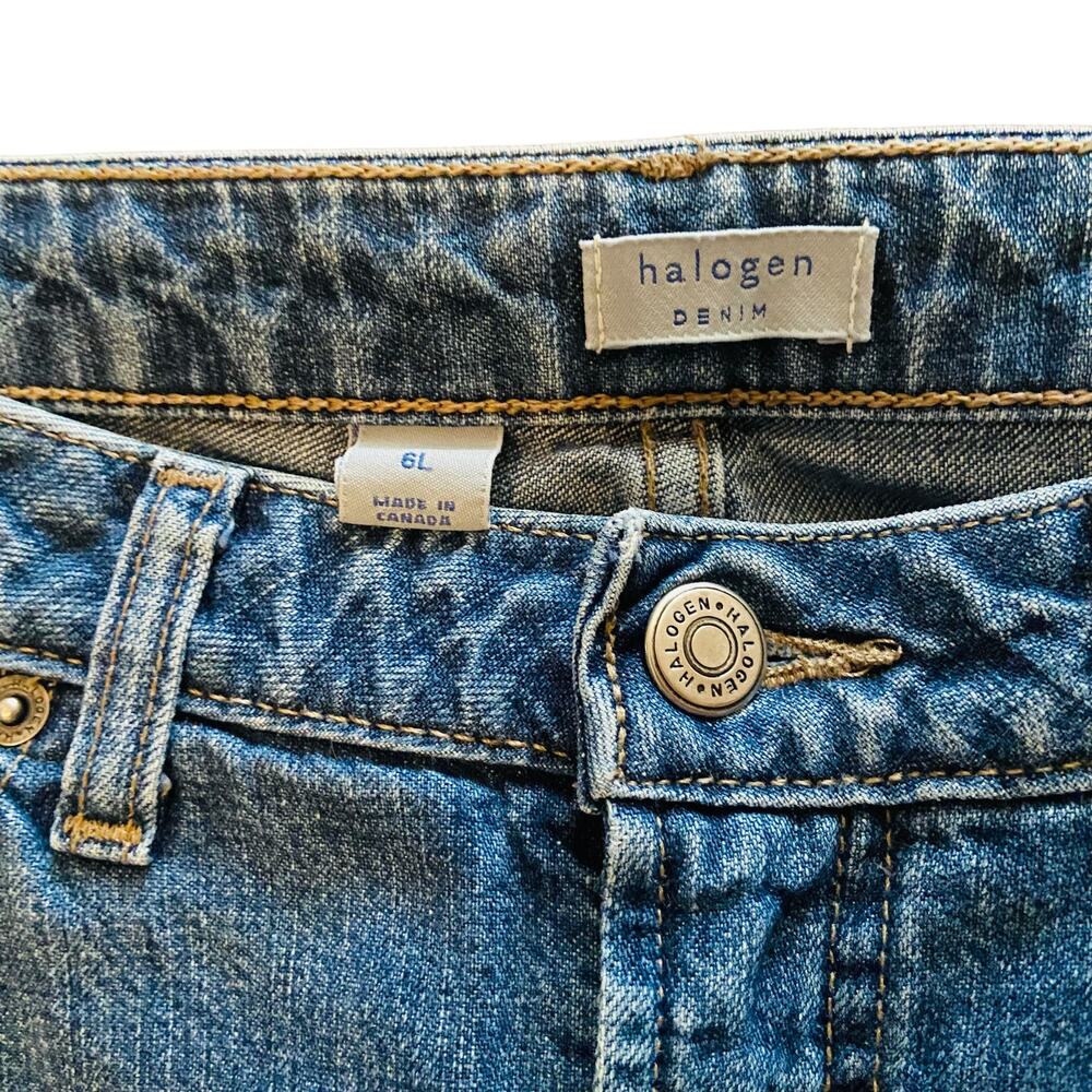 Halogen Denim Medium Wash Boot Cut, Sz 6L - Picture 2 of 6